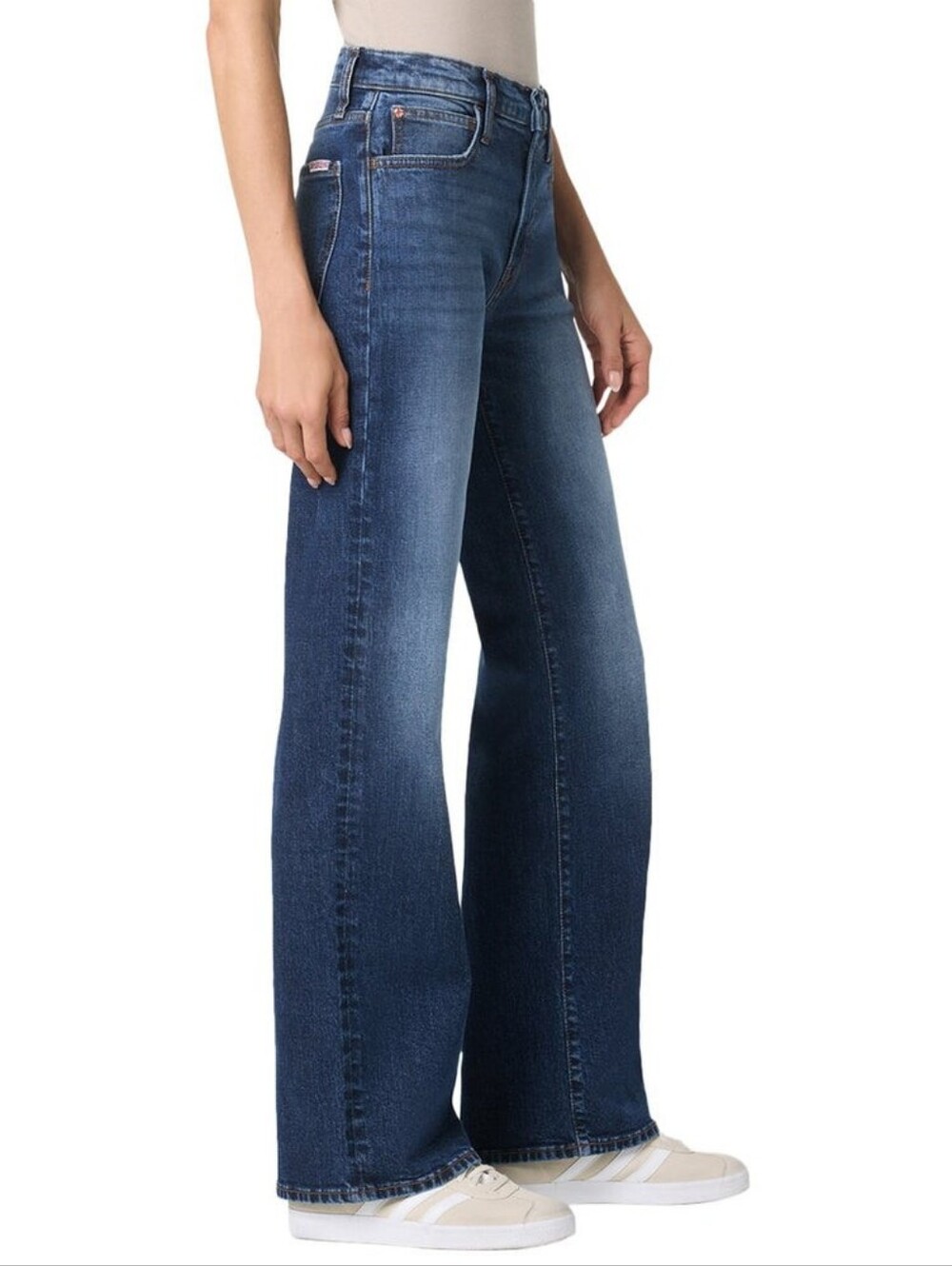 NWT "Hudson" Rosalie High-Rise Wide Leg Jeans In Woolf Woman's Size 29 or 33